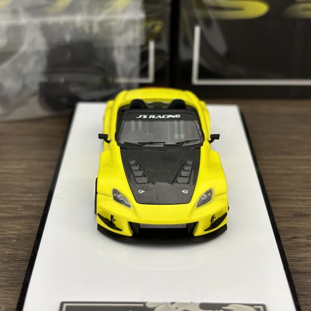 

Micro Turbo 1/64 S2000 JS RACING Yellow Collection Gift Scale Model Car