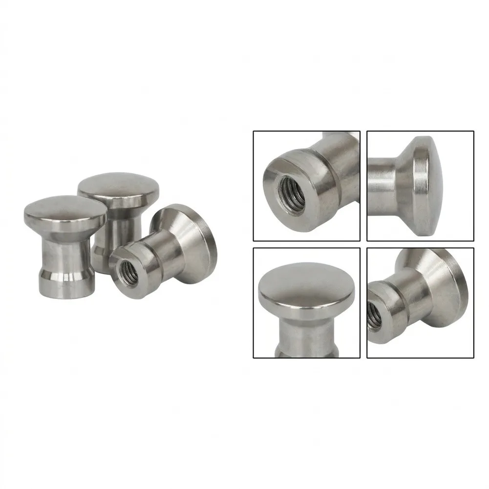 4pcs Stainless Steel Pull Handle Knob for Fireplace Doors Cabinets Machinery and Functional Hardware Installations