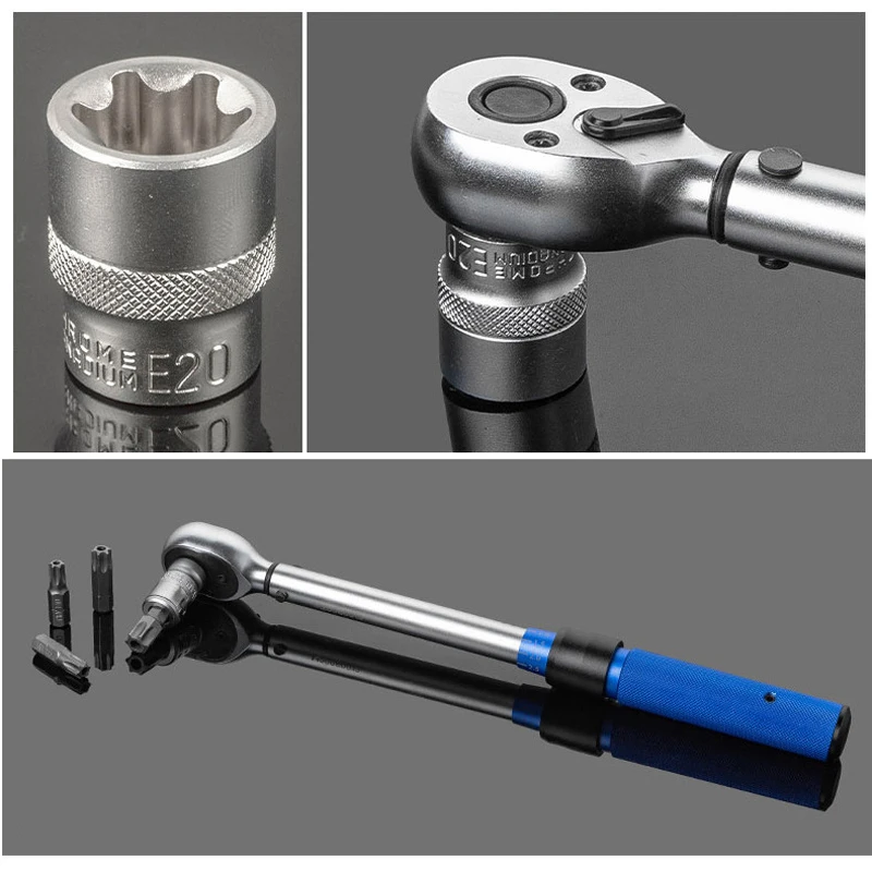 E-Security Bits Drive Conjunto de Ferramentas de Mão, Torque Star Socket, Aço Cromo Vanádio, Conjunto Masculino e Feminino, 34Pcs