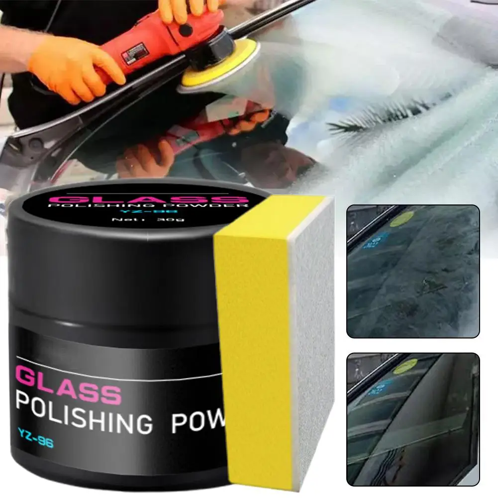 Glass Polishing Cerium Oxide Powder Car Window Polish Glass Tool Composite Rare Remove Repair Powder Mirrors Powder R4I9