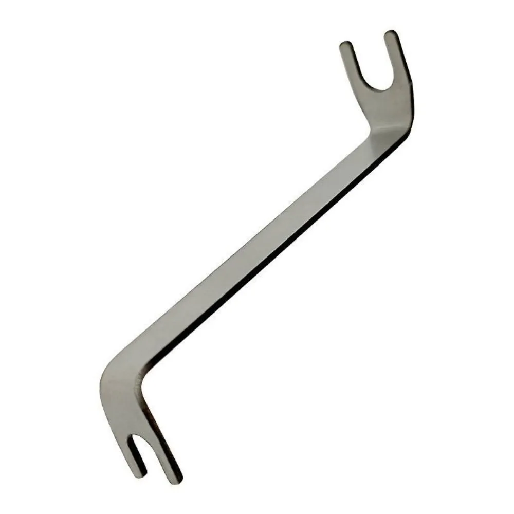 Stainless Steel Pipe Pulling Fork 2/3 Point Handheld Design Filter Wrench Tool Heavy Duty Manual Operation Pipe Disassembly Tool