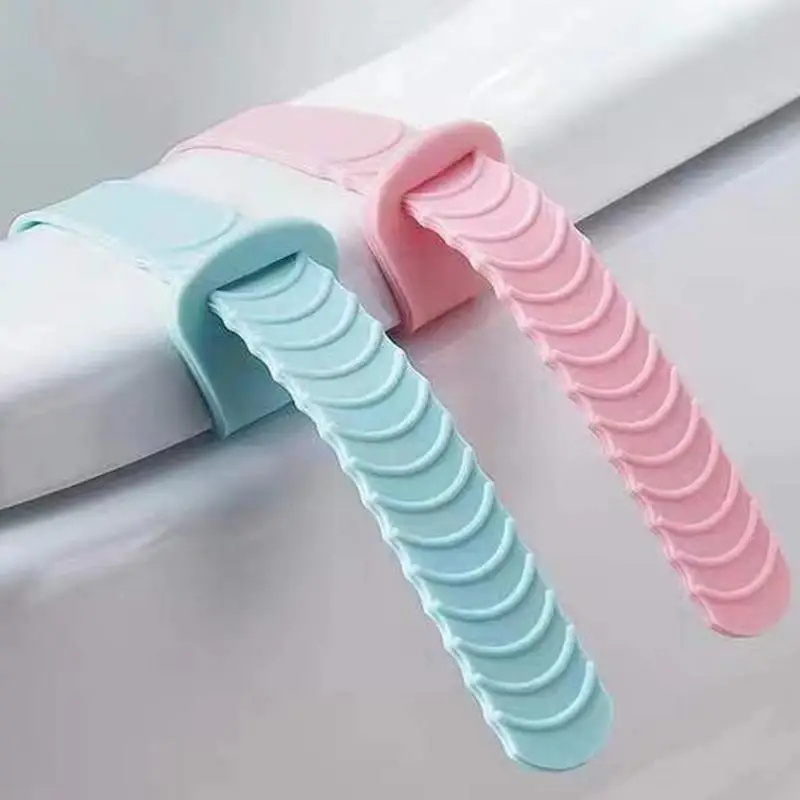 Silicone Toilet Seat Handle Toilet Seat Sanitary Handle Free Adjustment Bathroom Accessories For Hotel Work Area Home And