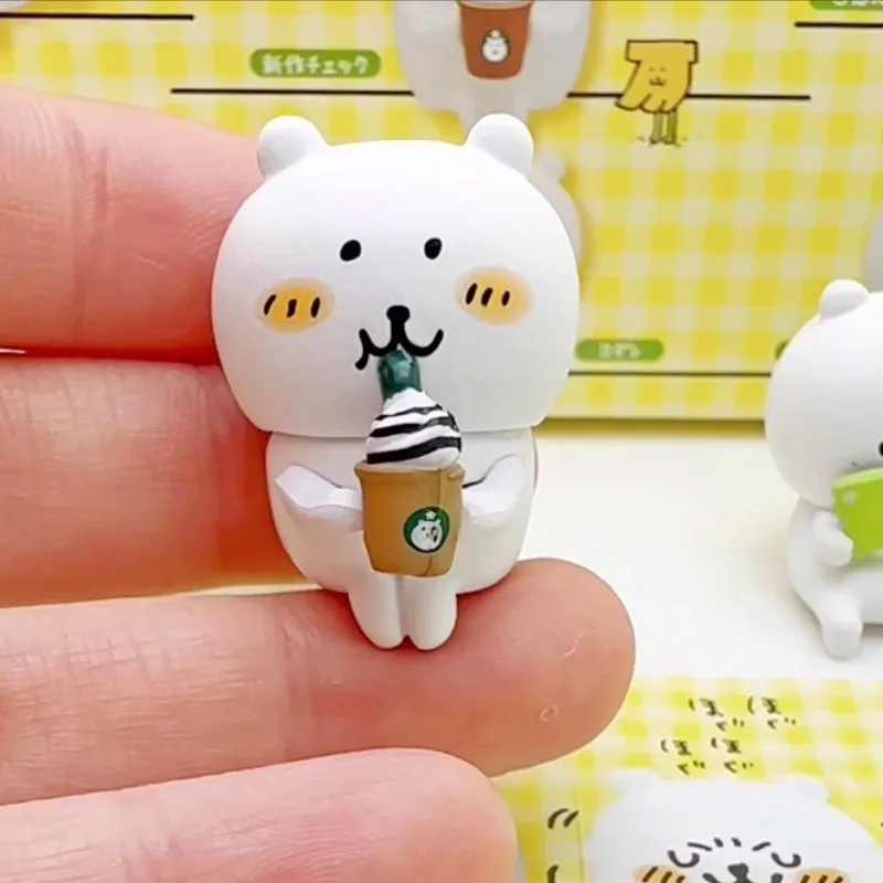 

Аниме Chiikawa, дизайн сидячей осанки, популярная фигурка смайлика, слепая коробка, коллекция игрушек, украшения, подарки для детей