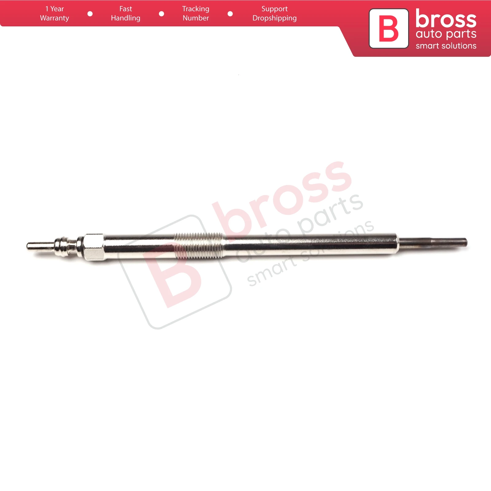 

Bross Auto Parts BGP11 1 Piece Heater Glow Plugs GX3164, 0 250 603 001, GLP54/3,37, 11065-00Q0H for Vauxhall Opel Nissan Renault