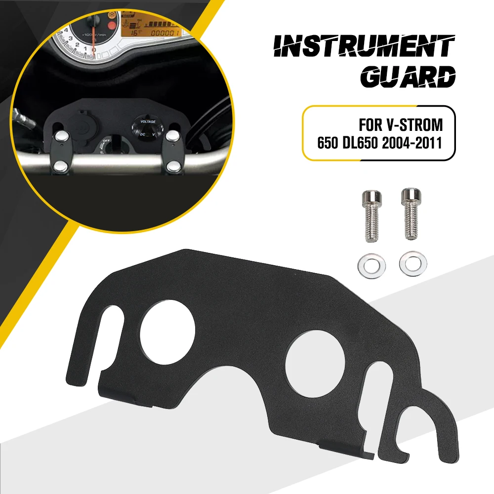 TFT Anti Theft Screen Protector For Suzuki V-strom 650 DL650 2004-2008 2009 2010 2011 Auxiliary Shelf USB Dash Panel Aftermarket