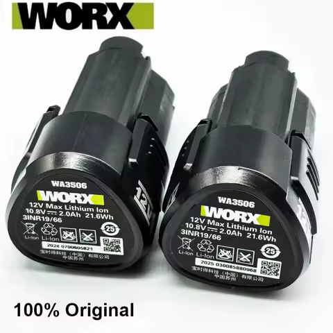New Original 12V 2000mAh for WORX 12V WA3506 WU127 WU128 WU130 WU131X WU132 WU280 WX128 WX129 WX540 Electric Tool Battery