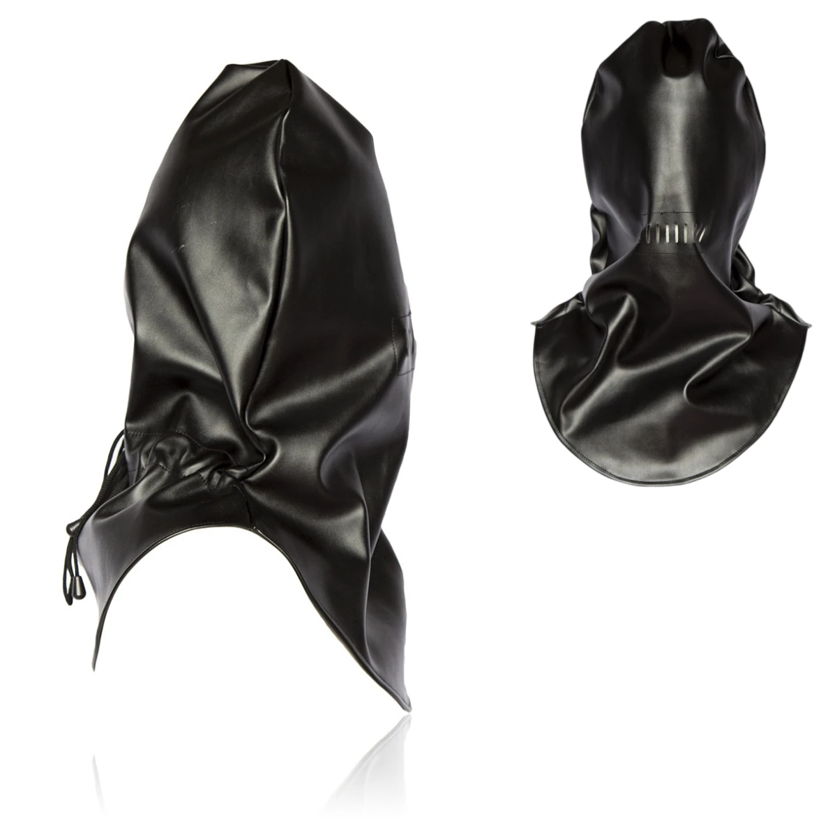 Brand New Sexy Head Cover Role Play Exotic Costume Pu Leather Full Head Cover Mask For Couple Halloween Cosplay Game Accessories