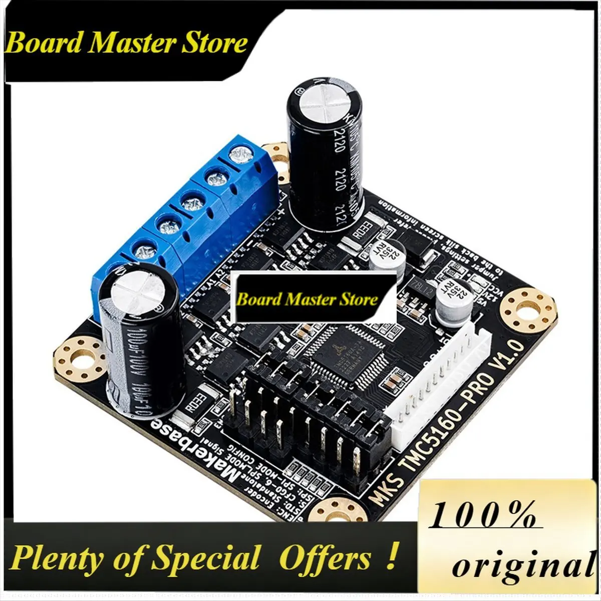 BoMaSA72Z TMC5160-PRO Stepper Motor Driver High Valtoge 8-60VDC SPI Mode For Klipper 3D Printer Parts