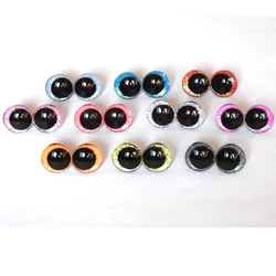 20 Stuks Ronde Excentrieke Pupil Cartoon Glitter Speelgoed Veiligheid Ogen Pop Pupil Ogen Met Wasmachine Voor C