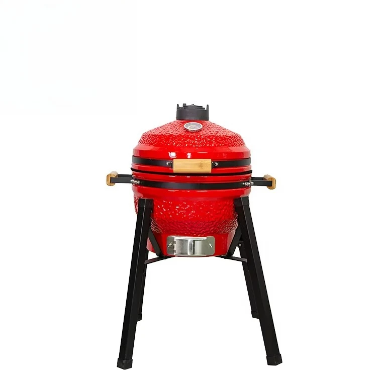 16Inch KimBer-R Series Stone Pattern Spring Color Kamado Grill With Stable Stands