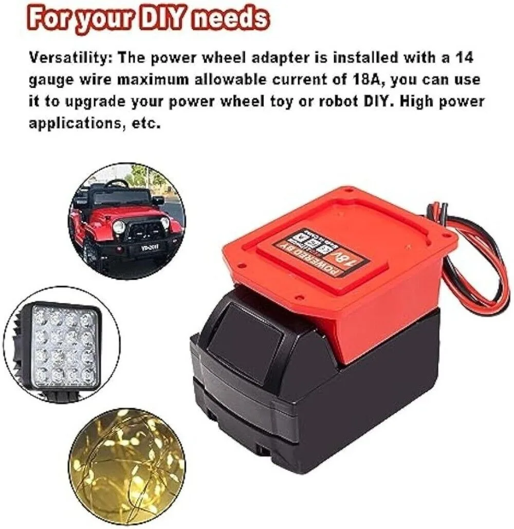 Imagem -03 - Step Down Buck Regulador de Tensão Power Roda Inversor Milwaukee Faça Você Mesmo Adaptador dc 18v a 12v 40a 480w