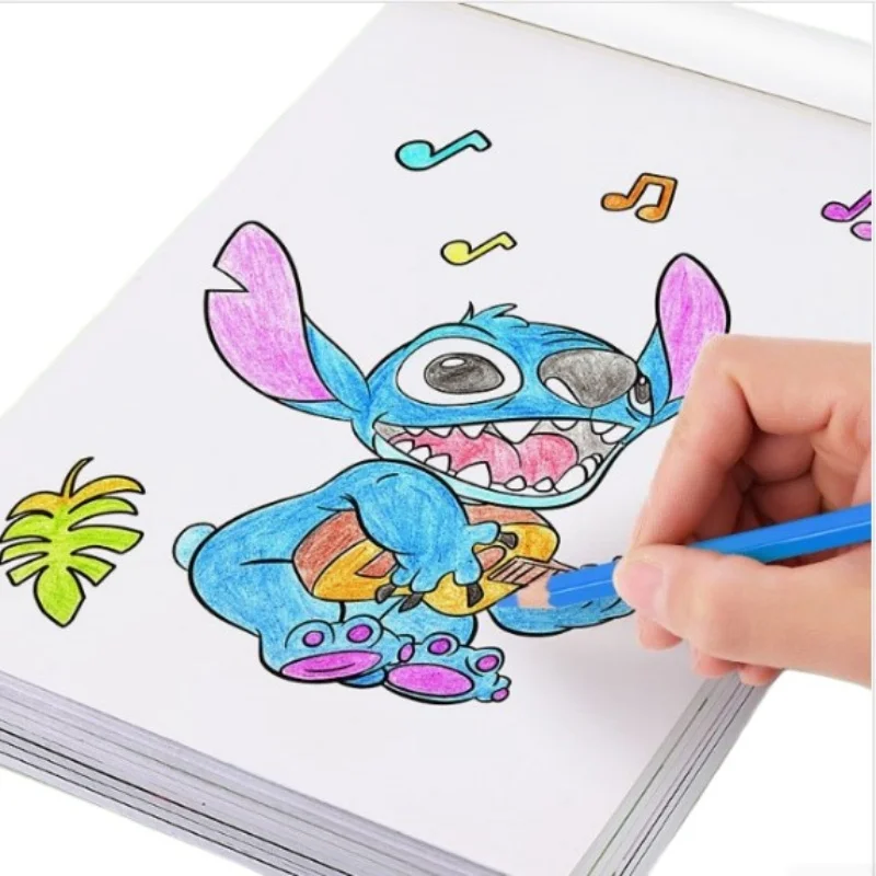 Disney lilo & stitch ponto marvel dos desenhos animados livro para colorir pintura das crianças