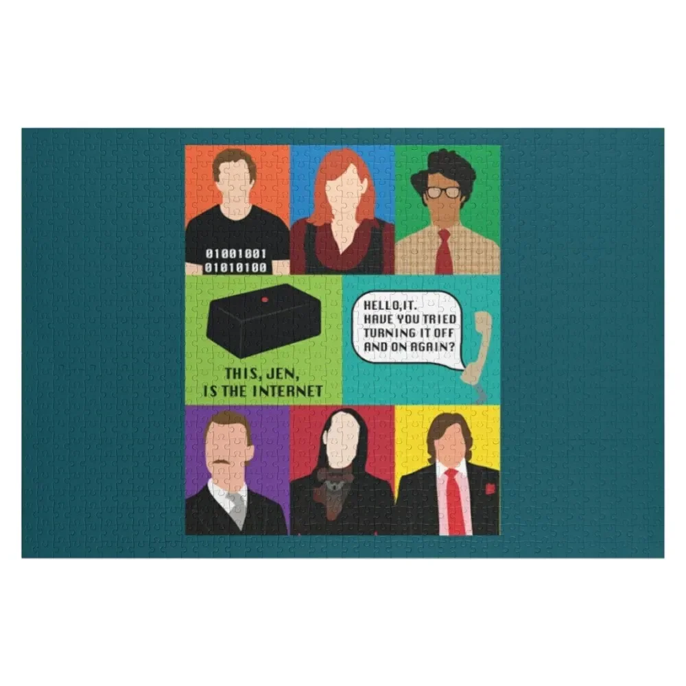 The It Crowd Funny Jigsaw Puzzle Custom Gift Wooden Jigsaws For Adults Personalized Kids Gifts Personalized Toy Puzzle
