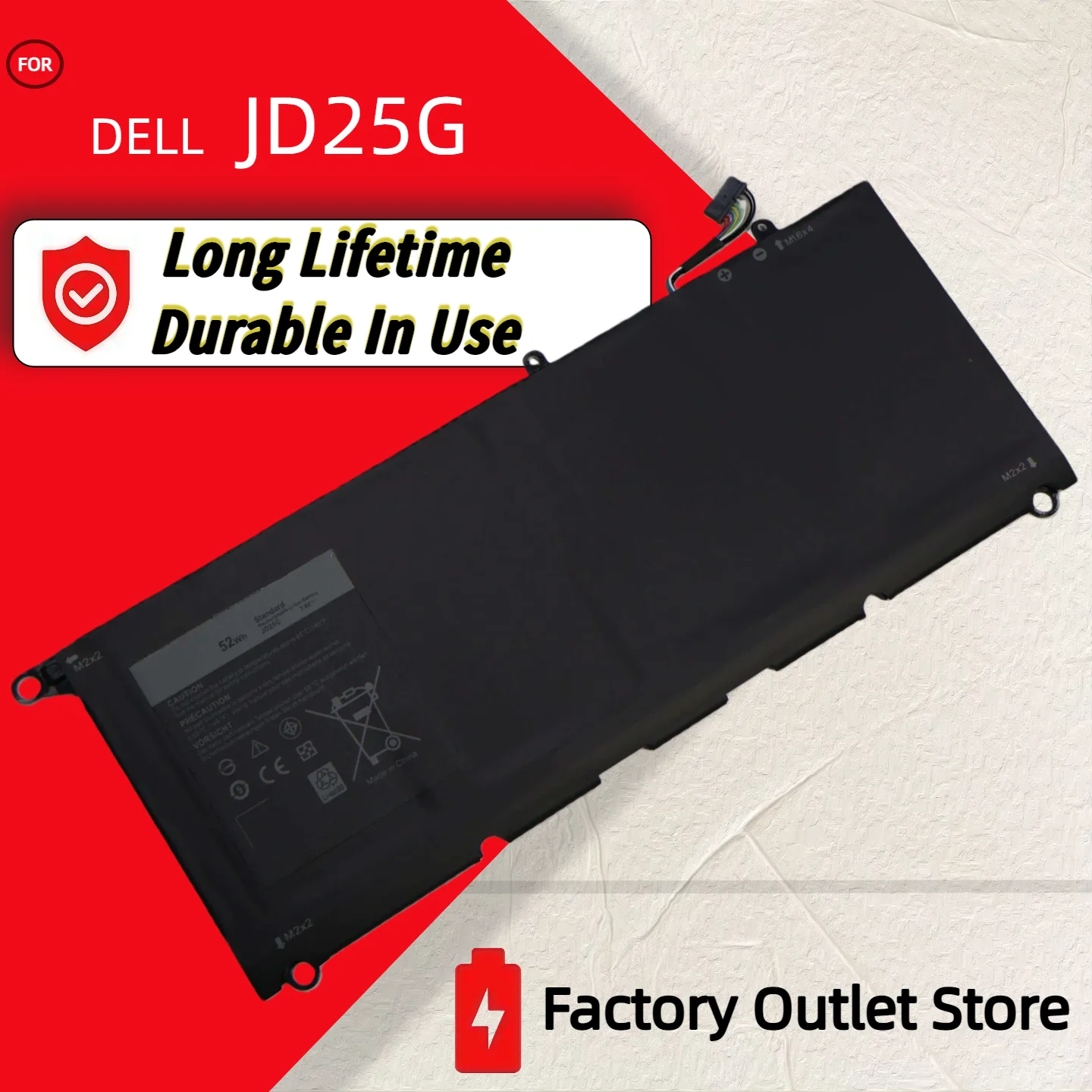 Wholesale And Retail❗❗❗ 90V7W JHXPY JD25G 090V7W Battery For Dell XPS 13 9343 XPS13 9350 13D-9343 P54G 0N7T6 5K9CP RWT1R