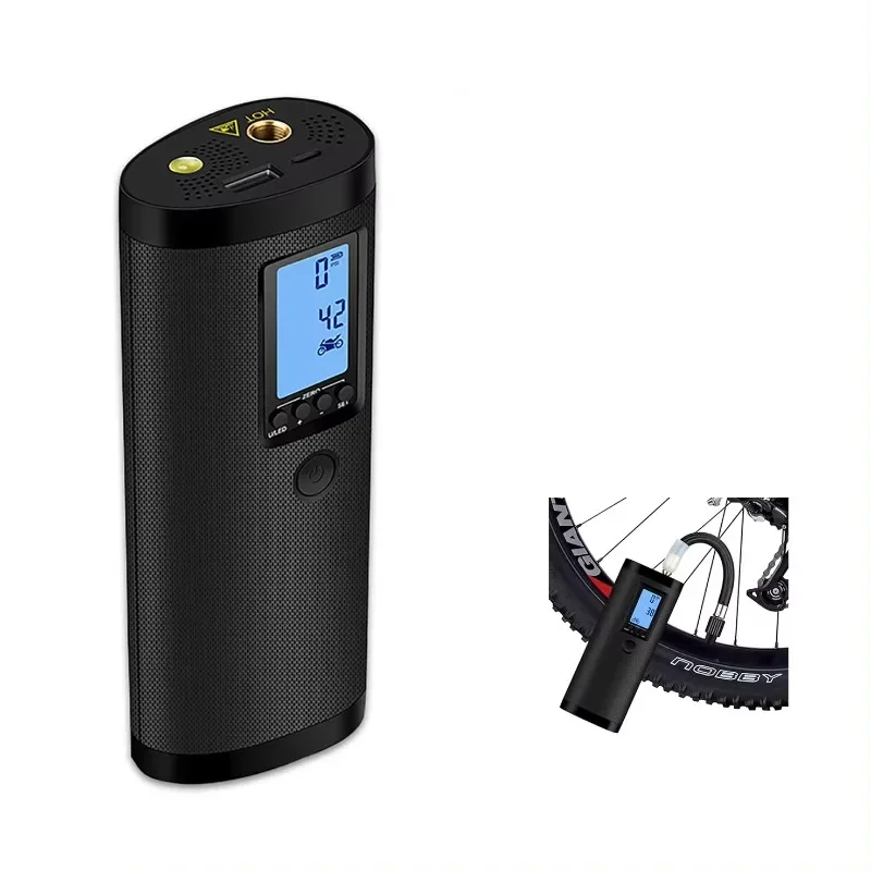 Intelligent Digital Display Multifunctional Wireless Tire Inflator Air Pump Accessories for Motorcycle