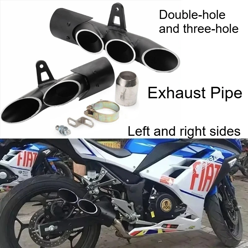 51MM Universal Bilateral Motoreycle Big bike PROJECT Racing Exhaust Muffler Killer DB For Kawasaki Z800 Z900 Z1000 YZF R1 R3 R6