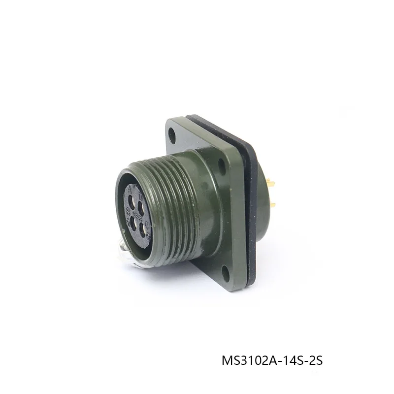 14S-2S 14S-2P Conector de servomotor de enchufe de aviación MS3108A MS3106A MS3102A MS5015 Núcleo de 4 pines MS3100A MS3101A 14-2S 14-2P 14-2