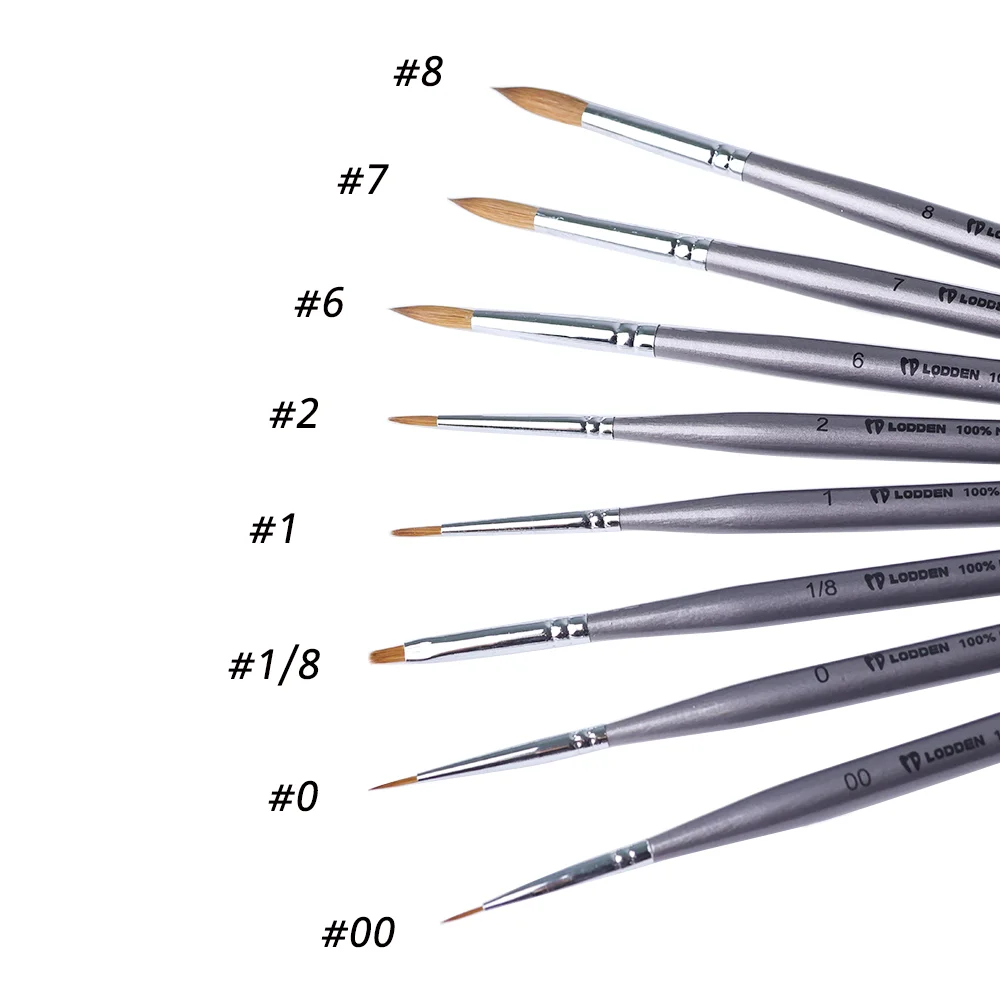 1 Stück 100 % Nerzhaar Dental Porzellan Stift Harz Pinsel Stift Dental Gestaltung Porzellan Zähne Zahnarzt Werkzeuge Labor für Lodden – Detail 9