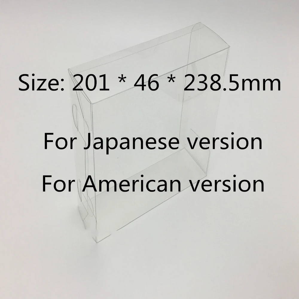 Collection Display Box For NDSILL/Nintendo DS I LL Game Storage Transparent Boxes TEP Shell Clear Collect Case