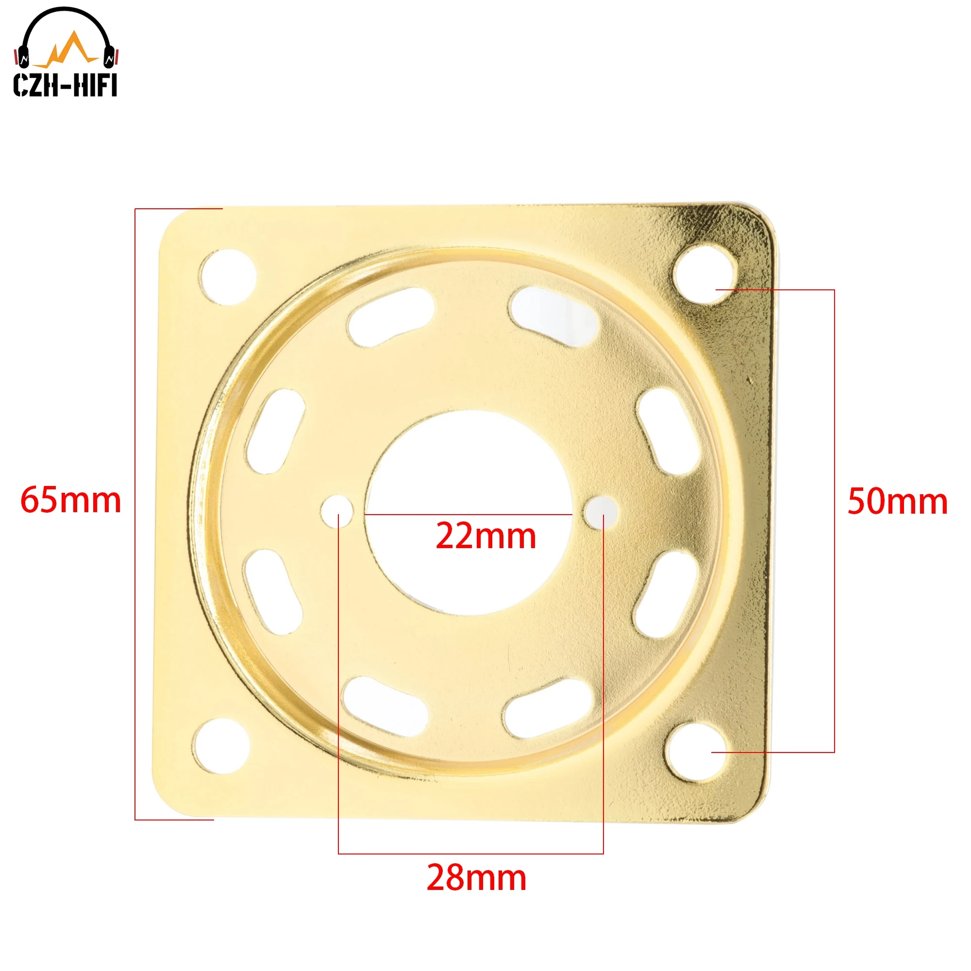 1pc Metall Eisen Platte Shock Proof Bord Vakuum Rohr Buchse Montage Platte Für 2A3 300B KT88 EL34 12AX7 Vintage audio Verstärker – Detail 4
