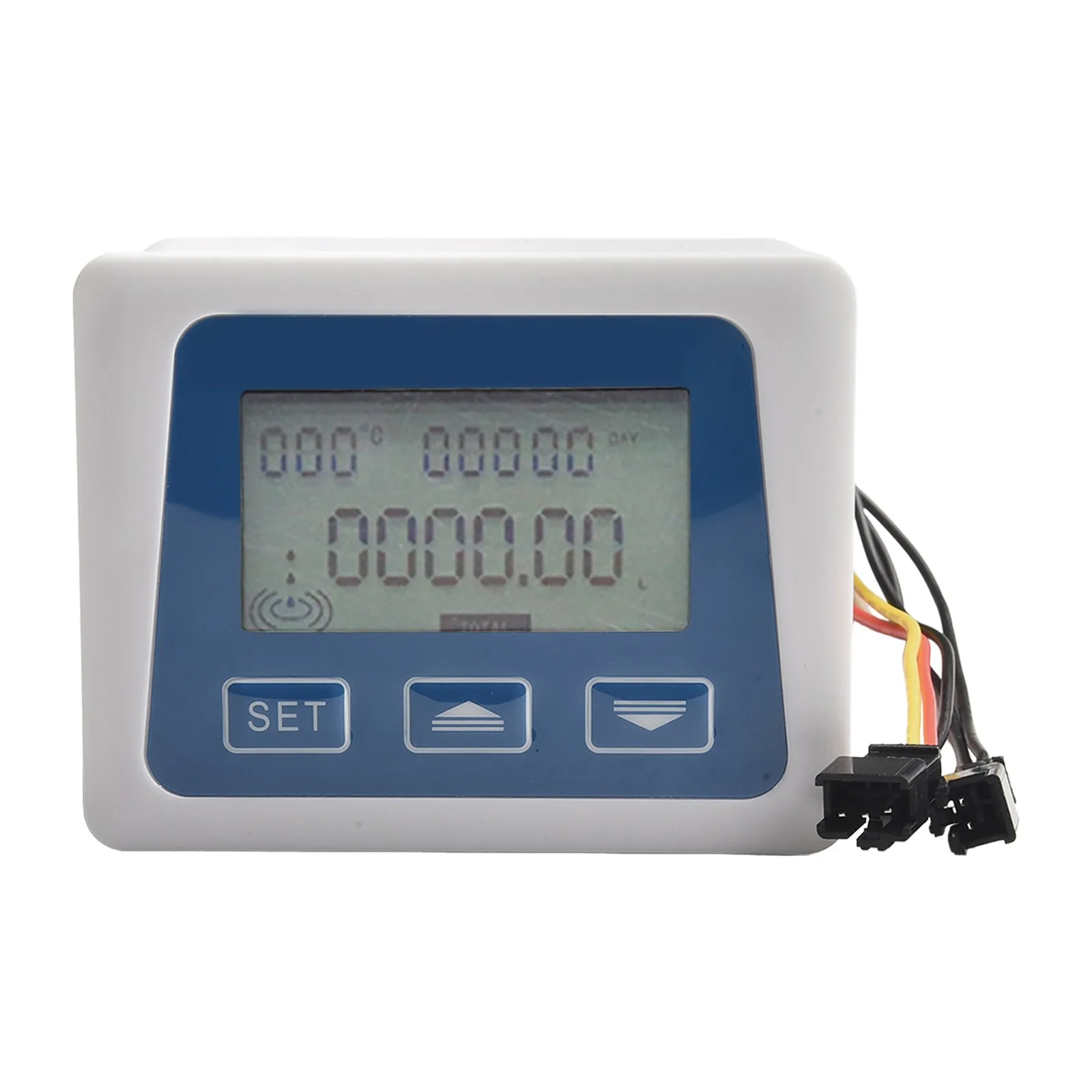 Electricity Meter Digital Fuel Gauge Material ABS And Copper Measurement Range 1-25L min 80mm*67mm For Home Use