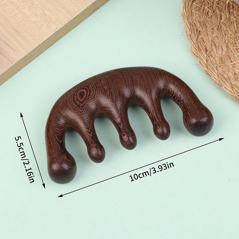 كارتون الخشب فروة الرأس تدليك العين جواشا تدليك الجسم تجميل متعدد الوظائف ميريديان مشط العناية بالجسم