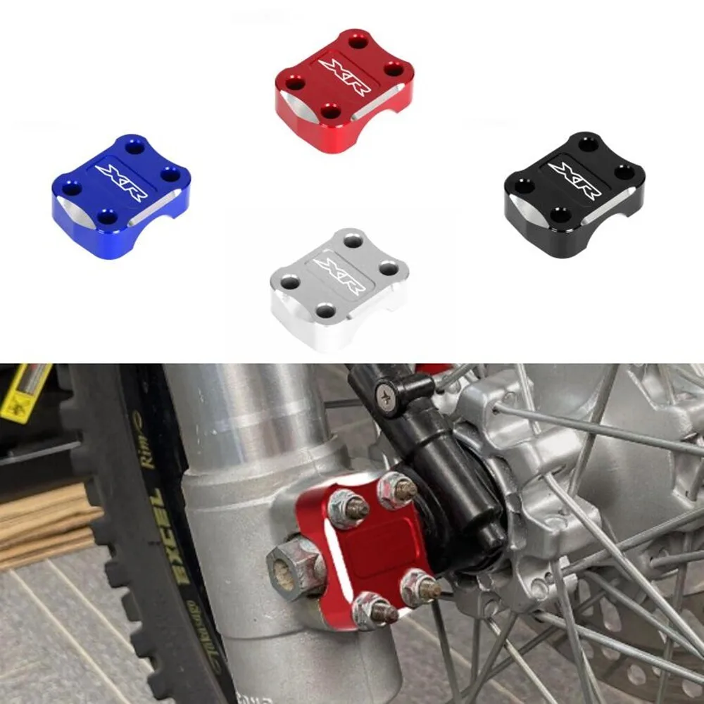 

ДЛЯ HONDA XR XR400R XR650L XR650 L XR400 R ЧПУ 3D крышка держателя передней оси зажим