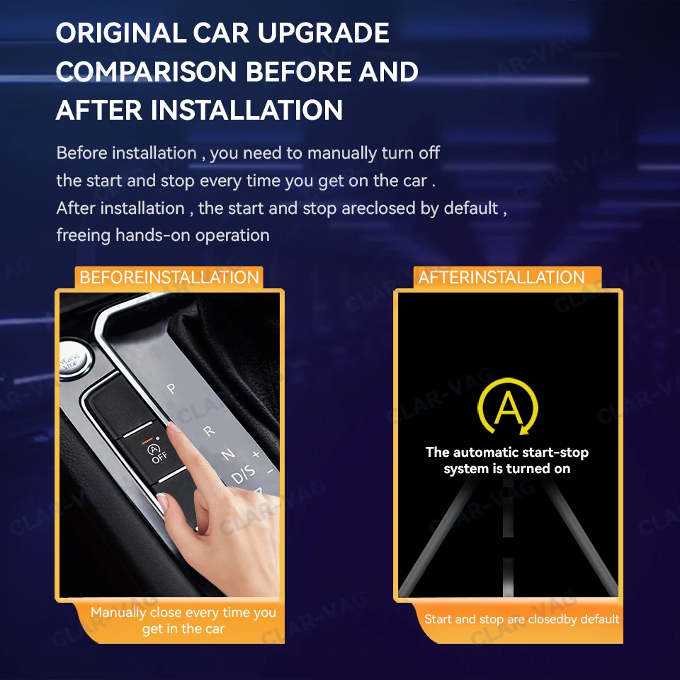 For VW Atlas New Kuga Automatic Stop Start Engine System Off Device Memory Mode Control Cable Adapter - Image 3