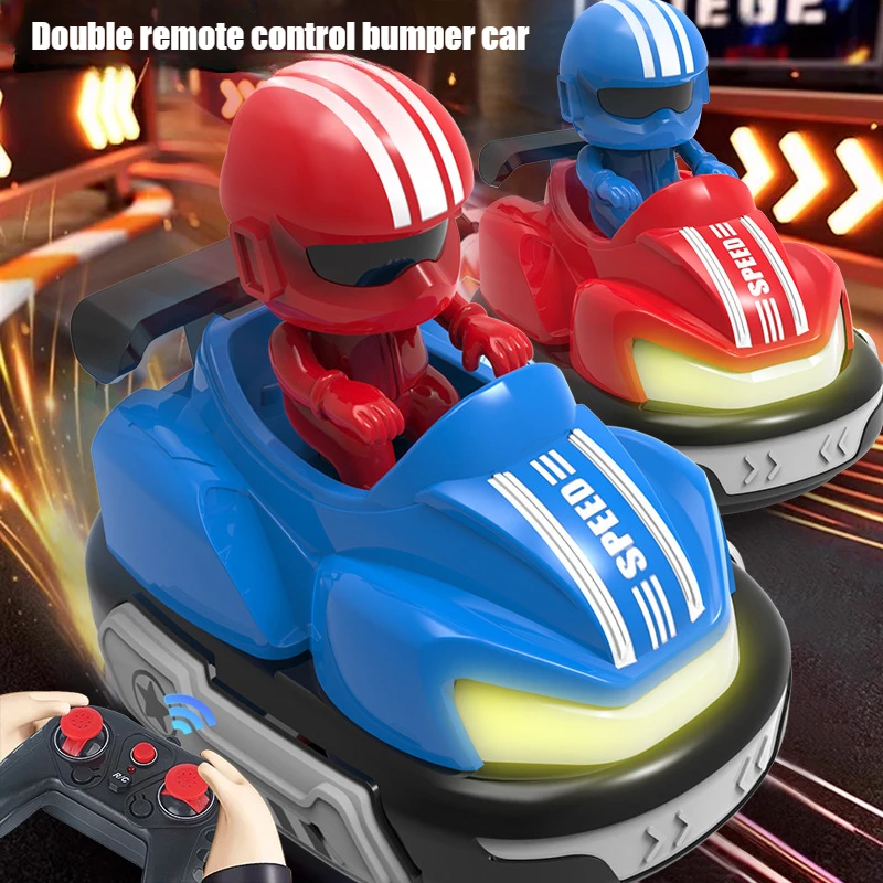 

Радиоуправляемая машина, два комплекта, боевой бампер с дистанционным управлением, автомобиль для футбола, интерактивный картинг для двух человек, катапульта для столкновений, детская игрушка