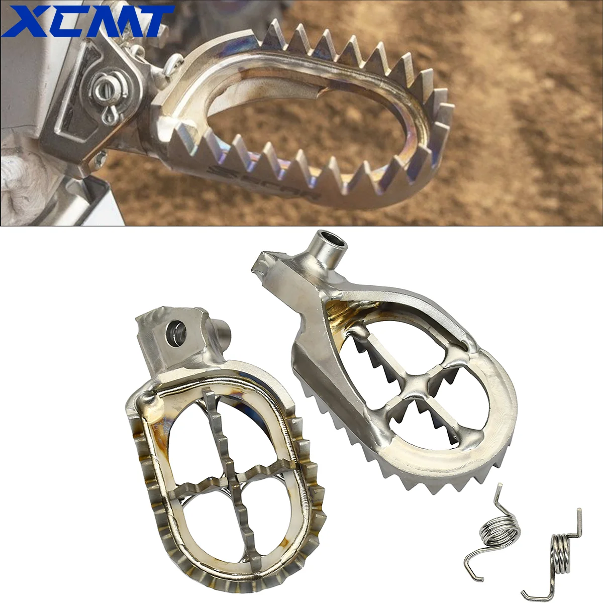 

Motorcycle Titanium Alloy TC4 Foot Rest Pegs Footrest Footpeg For Yamaha YZ125 YZ250 YZ250F YZ450F WR250F WR450F YZ 125 250 X FX