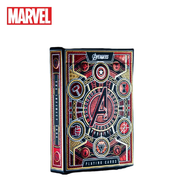 Marvel Student Dormitory Leisure and Entertainment Playing Cards The Avengers Creative Party Limited Flower Cut Card Gift