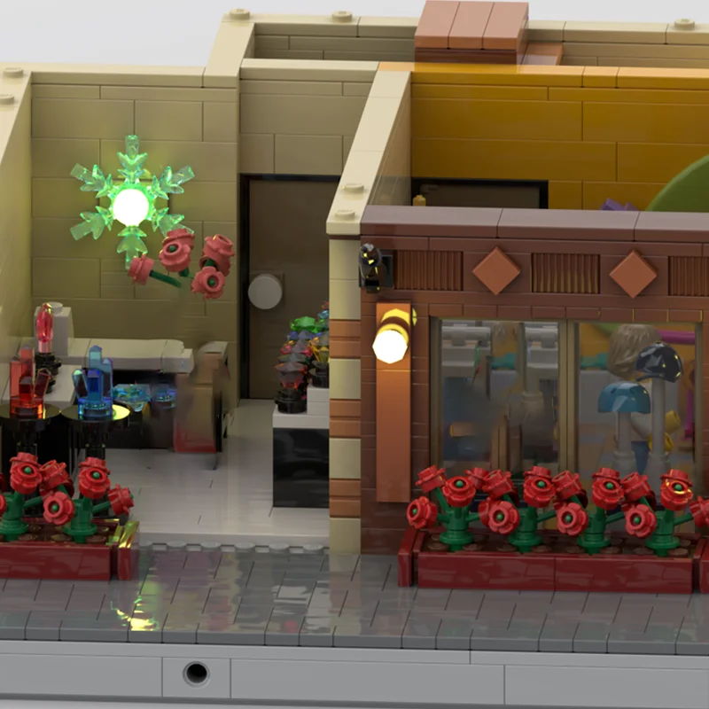 3585 pièces MOC nouvelle-orléans Hamburger Joint modulaire modèle blocs de Construction jouet Construction bricolage créatif brique cadeau de noël enfants