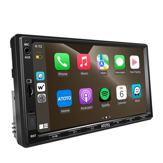 New Arrival 7 Inch Universal Double Din Wireless CarPlay Android Auto Autoradio Car Stereo Player System