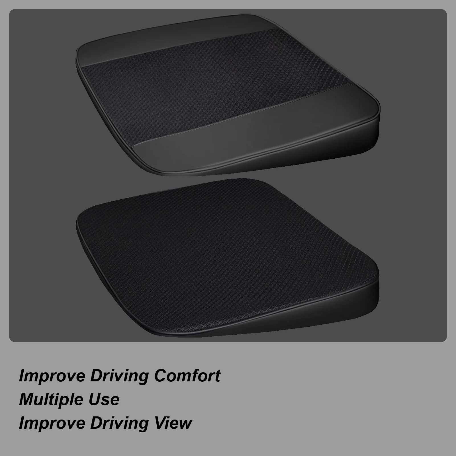 Rehausseur De Siège Auto Adulte – Coussin Ergonomique, Gain De 8 Cm De Vision, Confort Pour Longs Trajets
