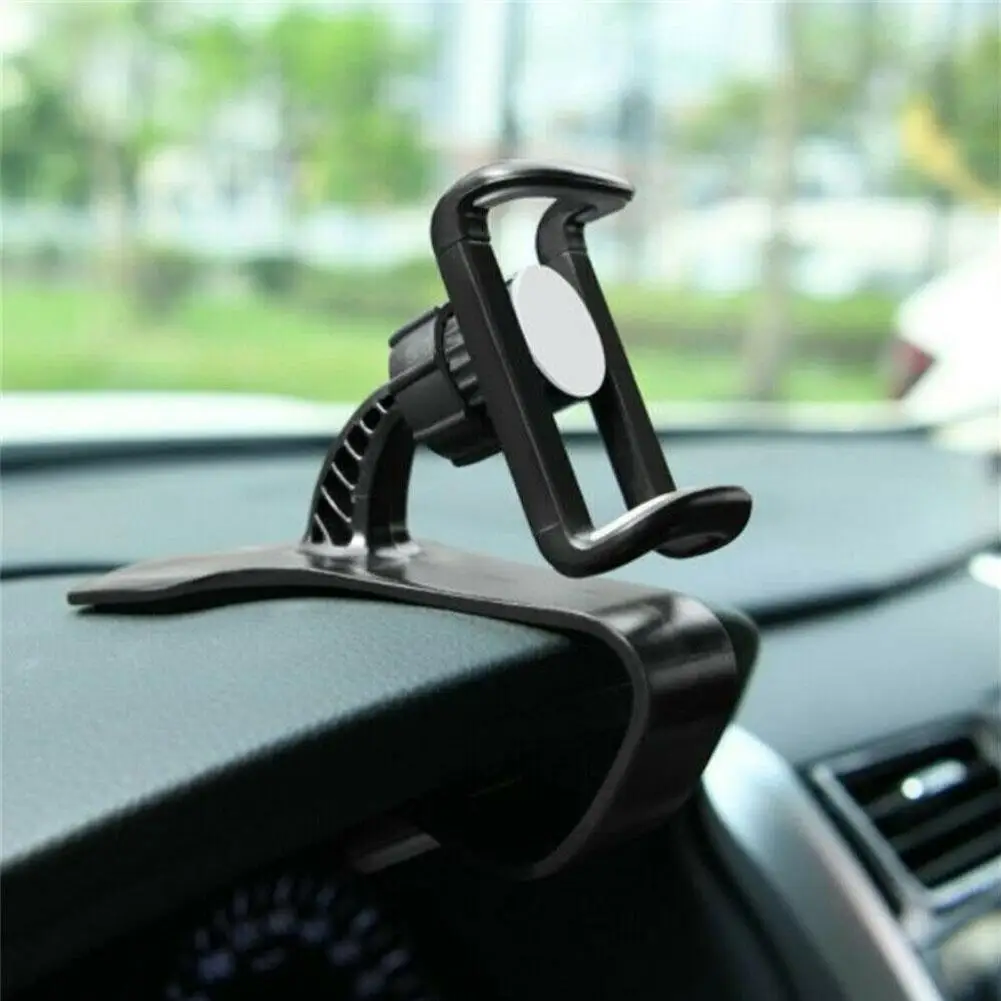 Car Dashboard Clip Mount Phone Holder Stand Universal Cell Phone GPS Support Clip Bracket Rotatable For IPhone R5C8