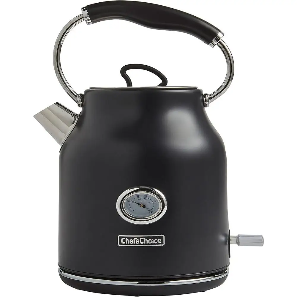 Czajnik elektryczny ze stali nierdzewnej 1500W automatyczne wyłączanie ochrona przed gotowaniem na sucho wskaźnik temperatury wody podstawa obrotowa urządzenie kuchenne