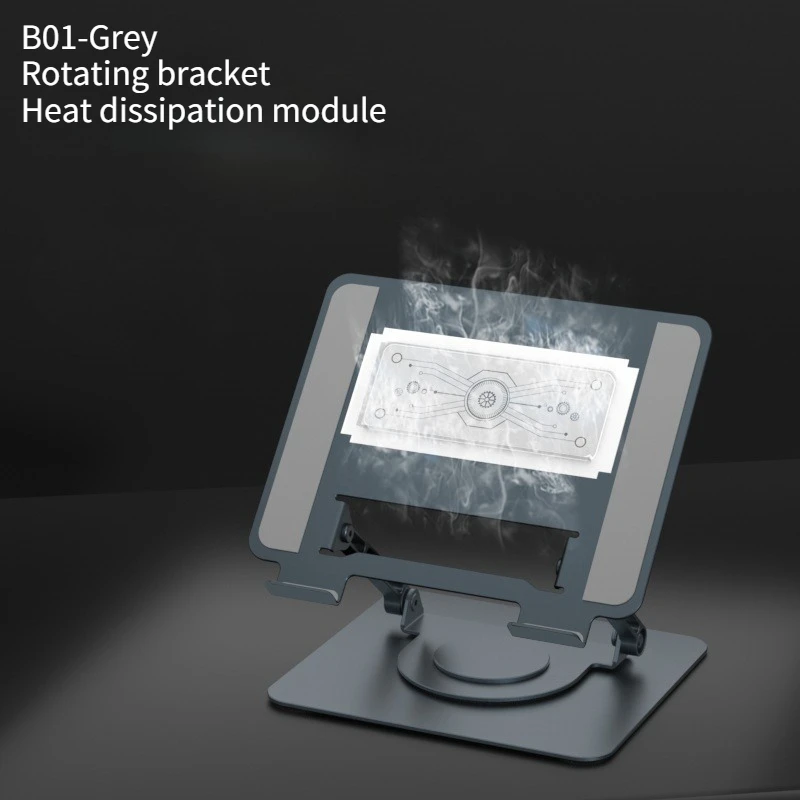 

Подъемник из углеродистой стали, складной и 360° ° Вращающийся кронштейн для холодильных радиаторов, охлаждающие аксессуары для ноутбуков, кулер для ноутбука