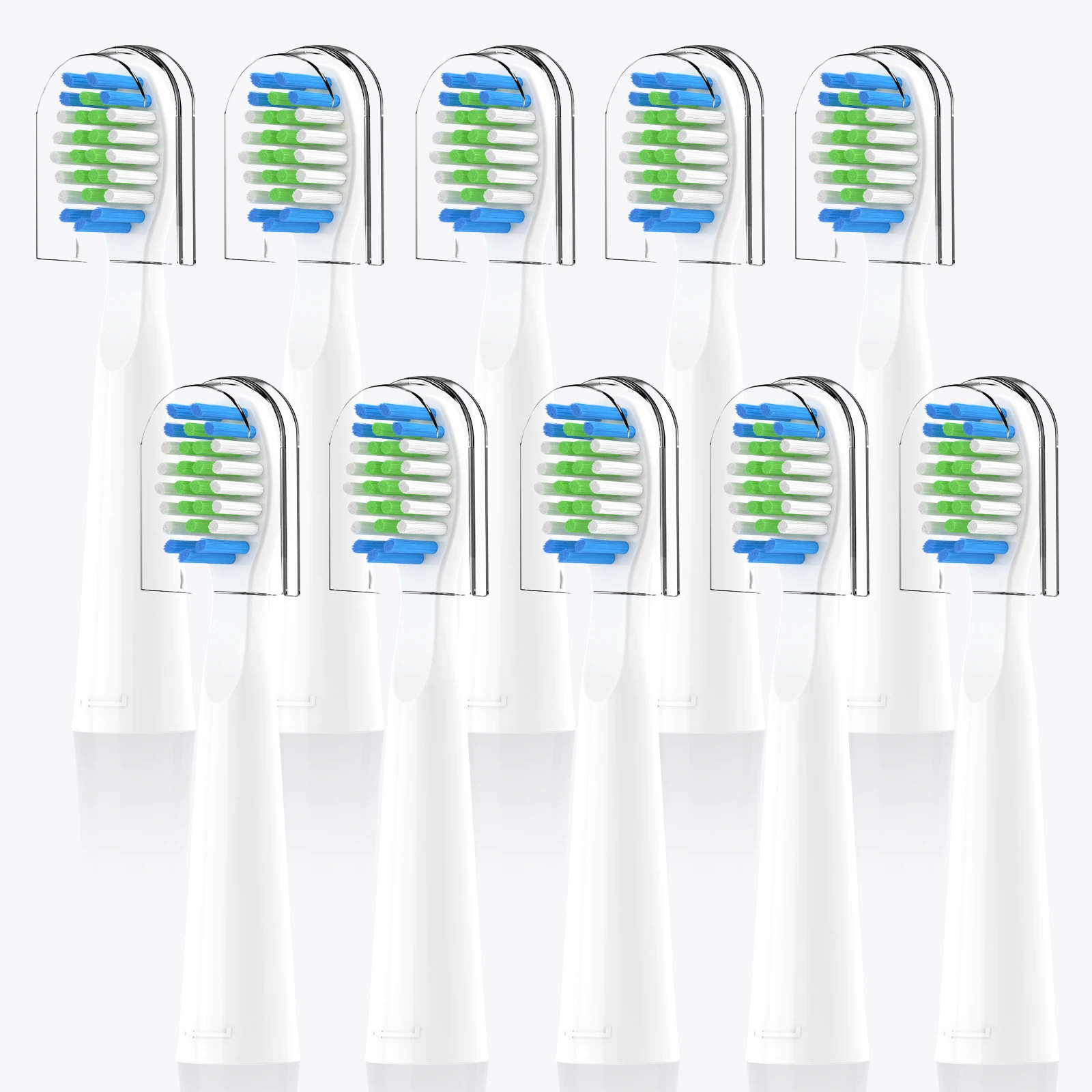 Compatible with Bitvae D2 Electric Toothbrush Replacement Heads, for Bitvae D2 Electric Toothbrush,10 Pack