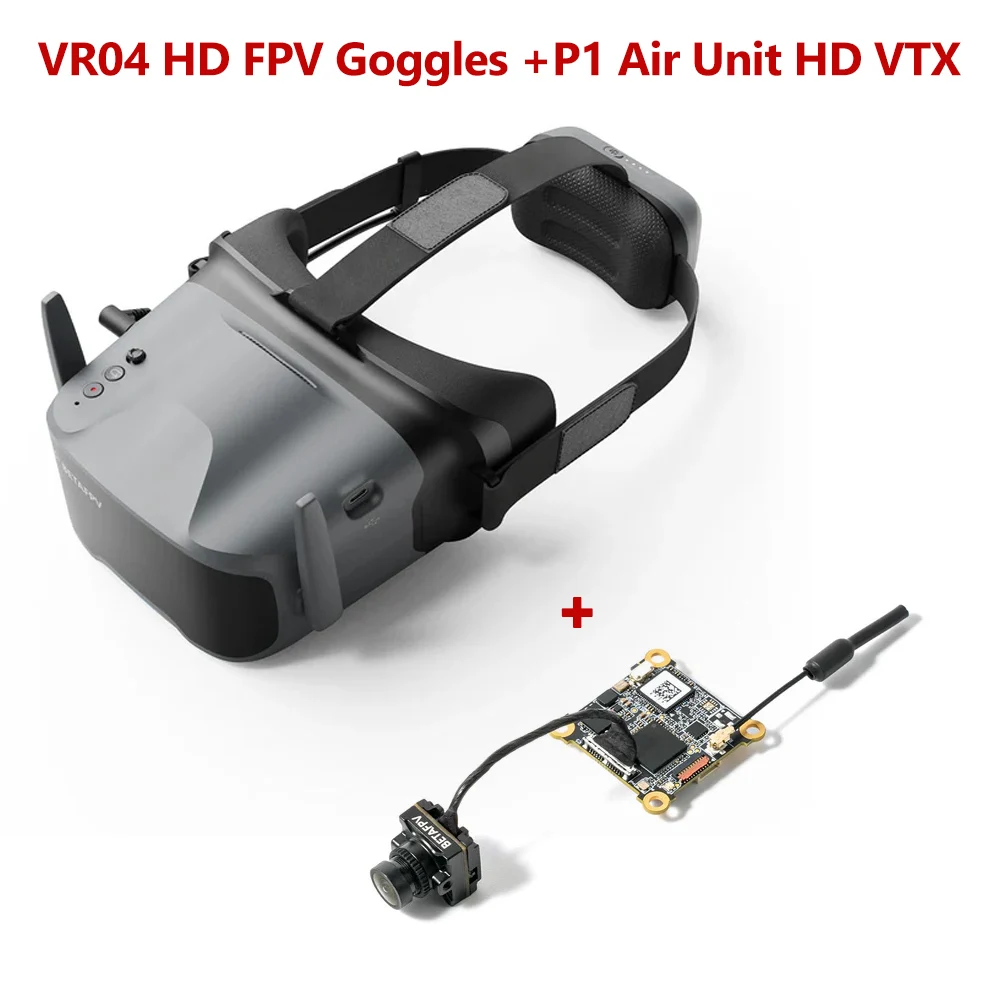BETAFPV VR04 HD FPV Goggles 4.5 Inch LCD Display Screen 1920*1080p