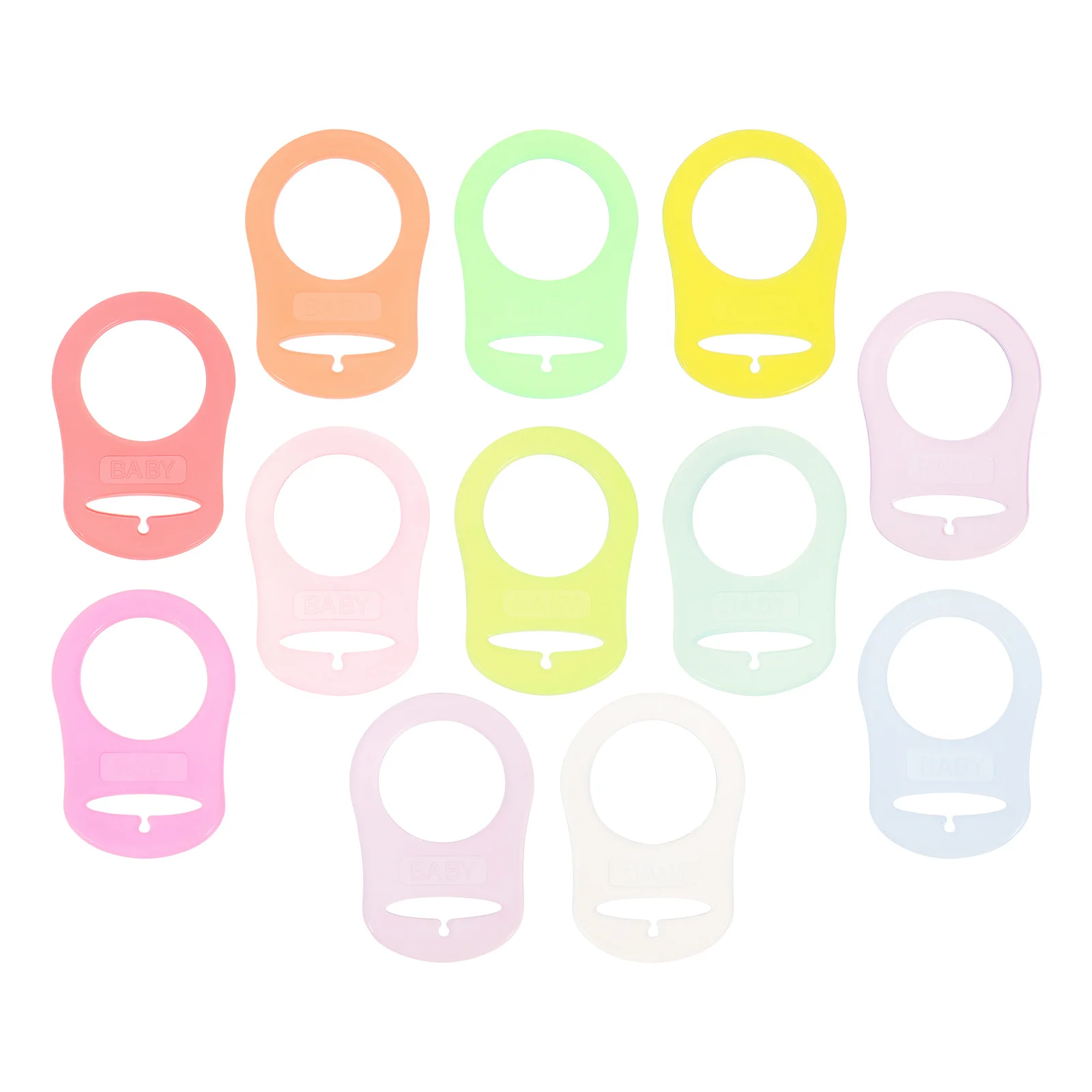 

12 шт., держатель для детских сосок, силиконовый адаптер для пустышки, прочный, безопасный для использования детей, достаточный адаптер для зажима