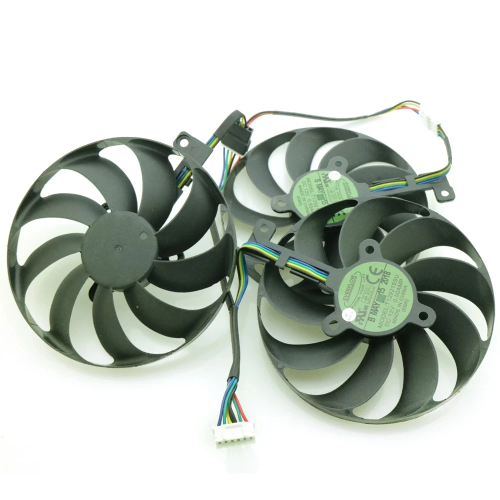 Imagem -03 - Ventilador de Refrigeração T129215su Super Placa Gráfica dc 12v 5a 88 mm Asus Rog Strix-rtx 2070 2070s 2080 Rtx2080 Rtx 2080ti