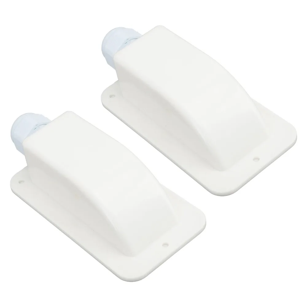 2Set 6mm² to 12mm² Cable Solar Cable Entry Gland Single Cable Entry Waterproof Design Solar Single Cable Entry Gland Box White
