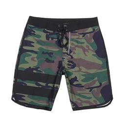 Calções de praia impermeáveis para homens, 4 vias elásticas H Phantom, Bermuda de secagem rápida, calça de surf casual fitness, calções de praia masculinos