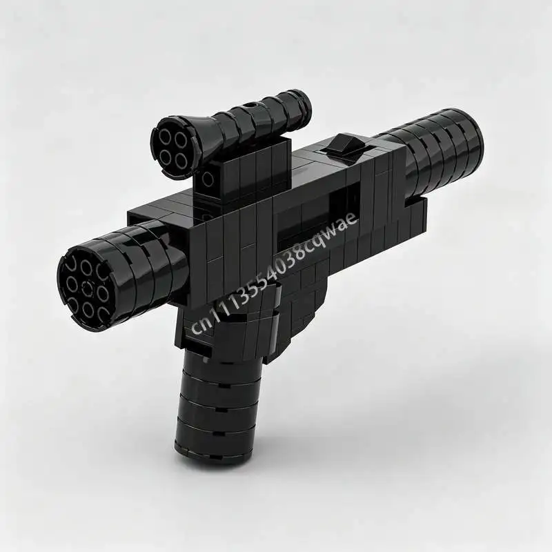 NEW 131PCS Up-scaled Blaster MOC Model Custom Building Blocks DIY Assembly Puzzle Sci-Fi Collectible Display Toy Special Gifts