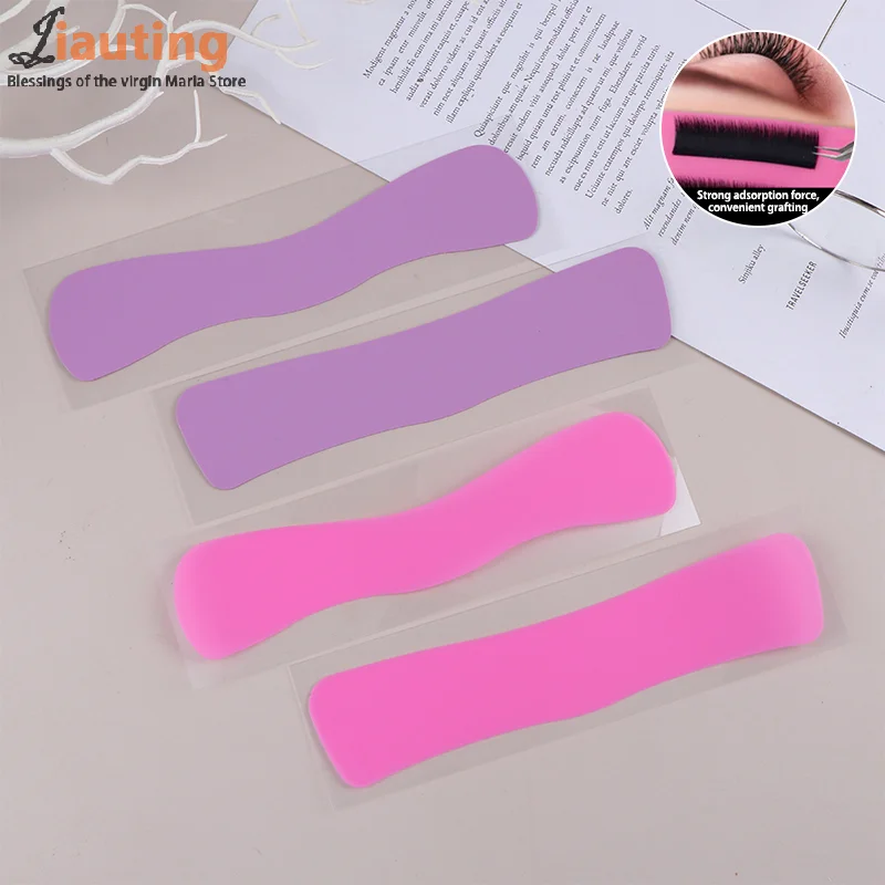 Eyelash Extension Forehead Sticker Pad Silicone Planting Graft Eyelashes Tray Stand Pallet Pad Lash Tray Holder Tool Accessories