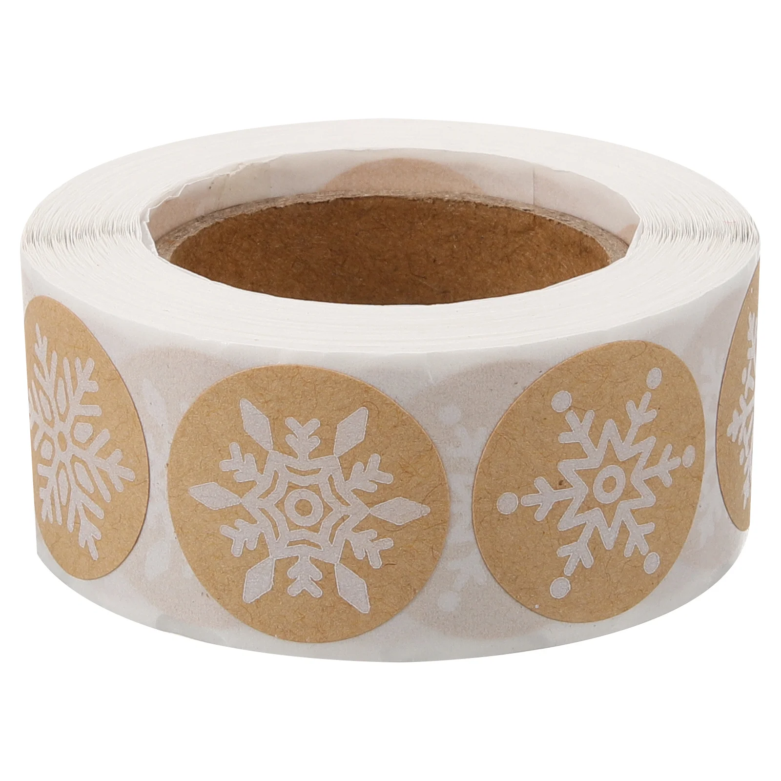 

500Pcs Christmas Snowflake Stickers Strong Adhesive Self-Adhesive Candy Bag Labels Xmas Gift Wrapping Decals Christmas Stickers