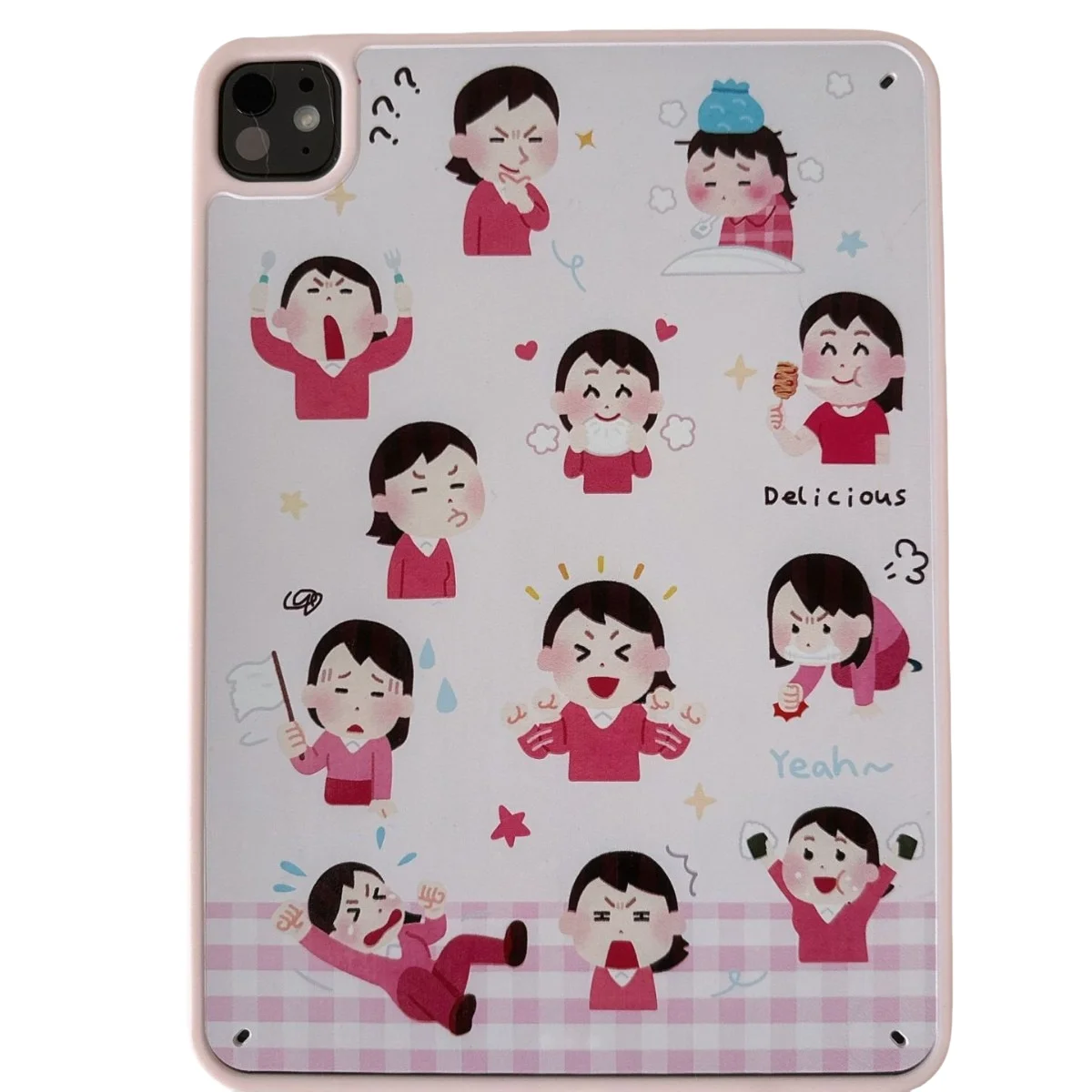 

Funny Girl Tablet Case For Mini 7 6 iPad 11 10 6 5 Pro 2024 2022 2021 2020 2018 Air 2025 2024 5 4 Back Cover