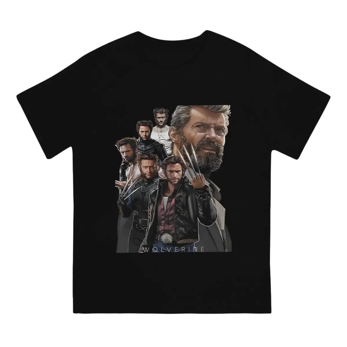 Hugh Jackman Hip Hop TShirt Disney Marvel Deadpool And Wolverine Leisure T Shirt Hot Sale Stuff For Adult