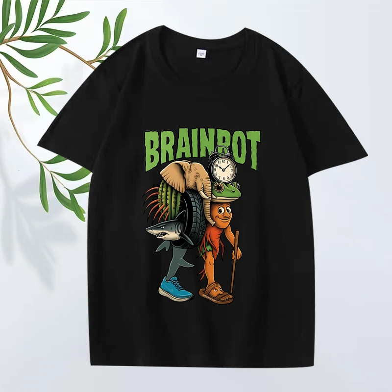 

Italian Brainrot funny graphic T Shirts men women Oversized 100% Cotton streetwear fashion short sleeve Summer print Unisex tops