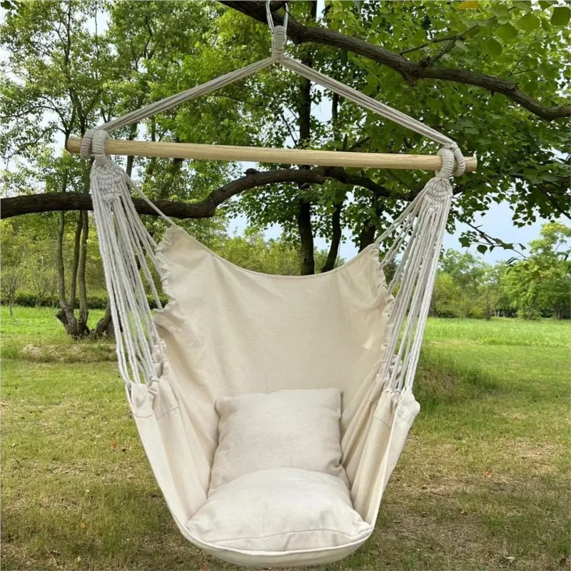 OLEVO Indoor And Outdoor Hammock Hammock Lazy Balcony Home Swing Chair Thickening Outdoor Camping Chair Wiszacy Fotel Hamakowy